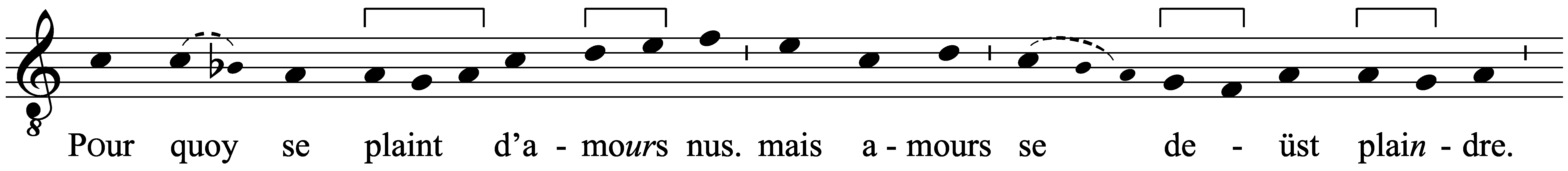 Work musical notation